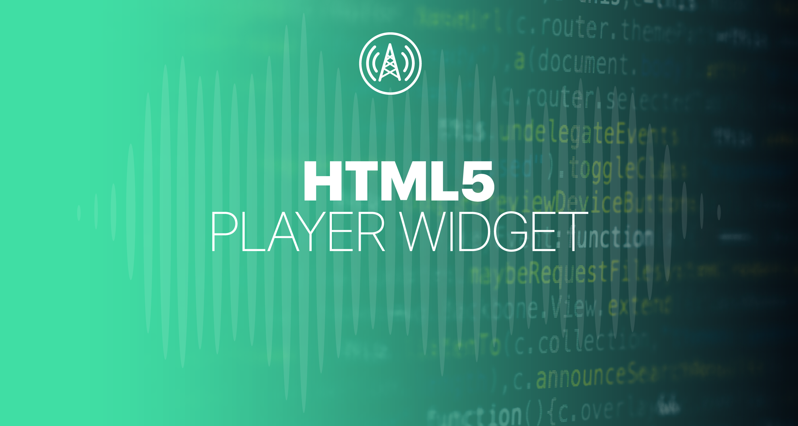 Introducing the Emebedded Player Widget - Next-Gen HTML5 Radio Player